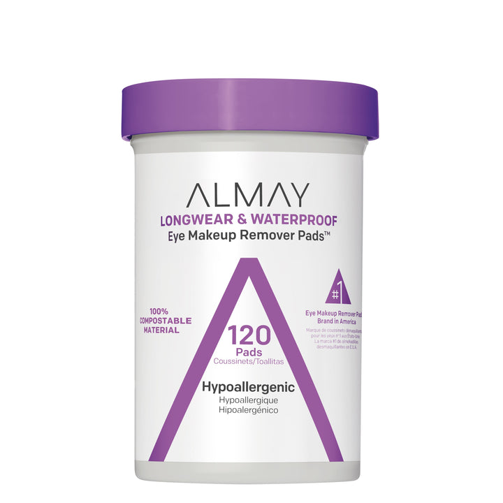 Longwear & Waterproof Eye Makeup Remover Pads