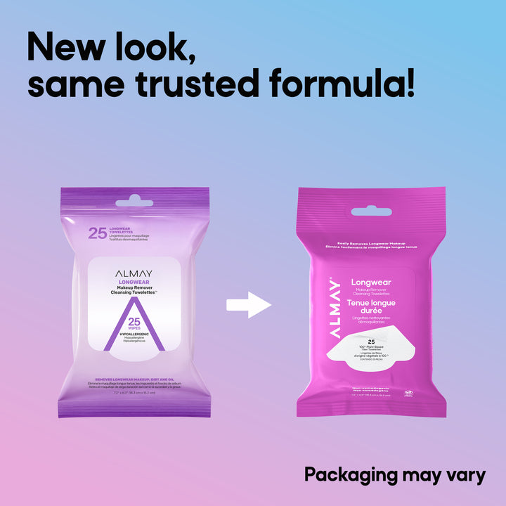 Longwear Makeup Remover Cleansing Towelettes