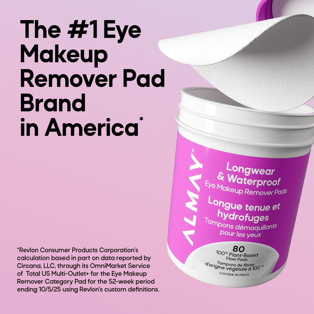 Longwear & Waterproof Eye Makeup Remover Pads