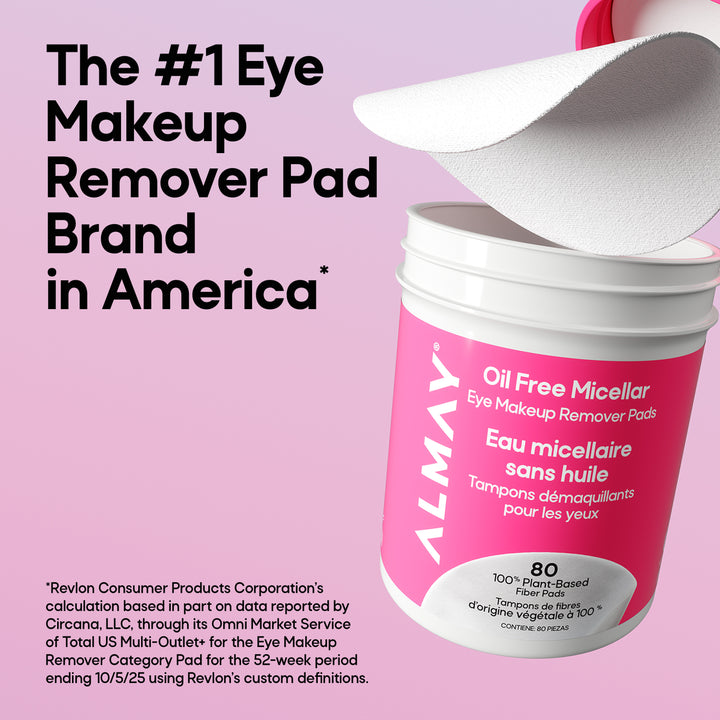 Oil Free Micellar Eye Makeup Remover Pads