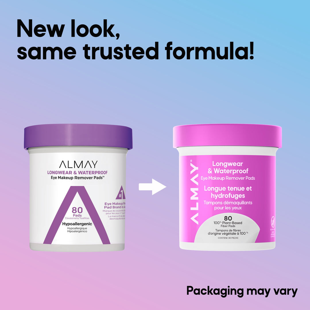 Longwear & Waterproof Eye Makeup Remover Pads