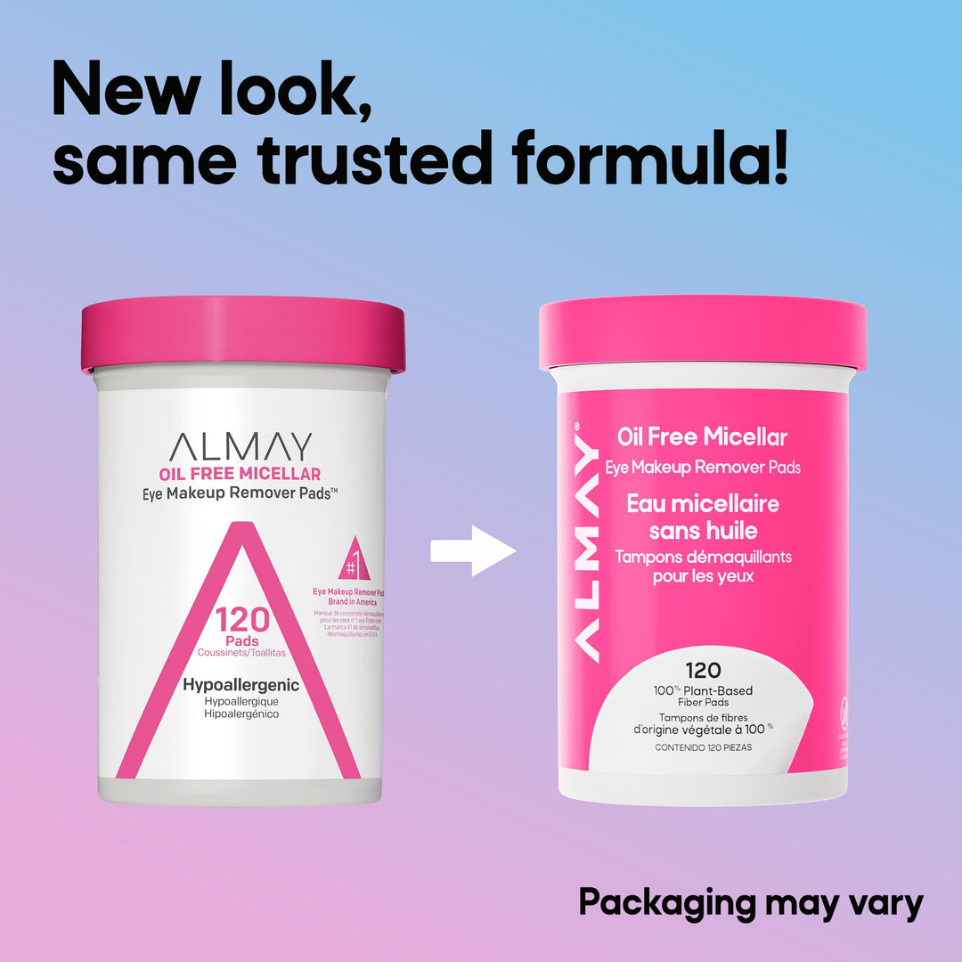 Oil Free Micellar Eye Makeup Remover Pads